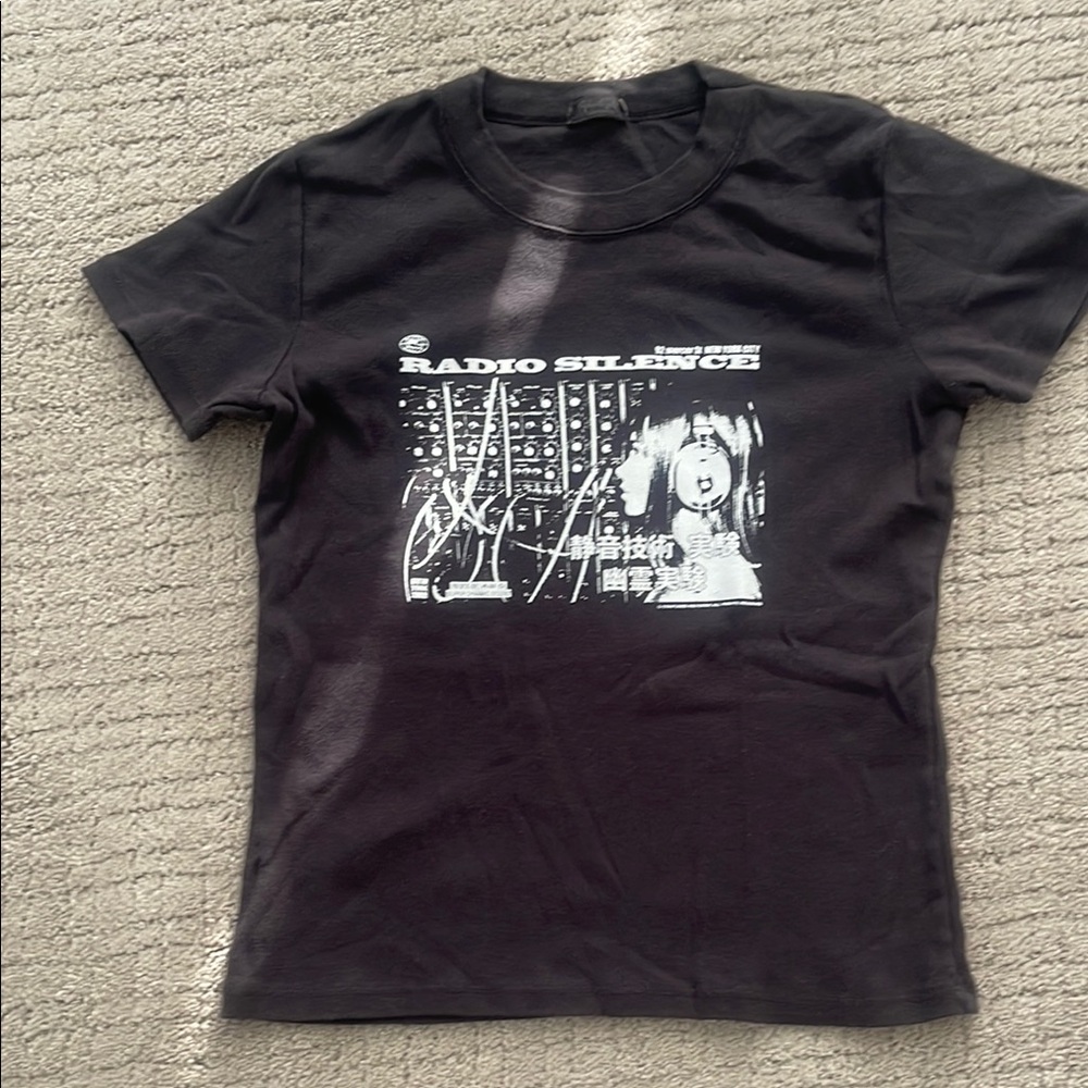 Black Graphic Kids T-Shirt